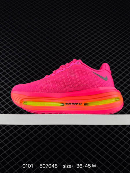 Nike Zoom Vomero Premium neon pink hot pink with orange and neon yellow midsole accents 36-45 running lifestyle