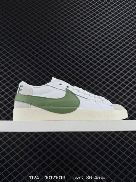 Nike Blazer Low 77 Jumbo white green 36-45 casual lifestyle