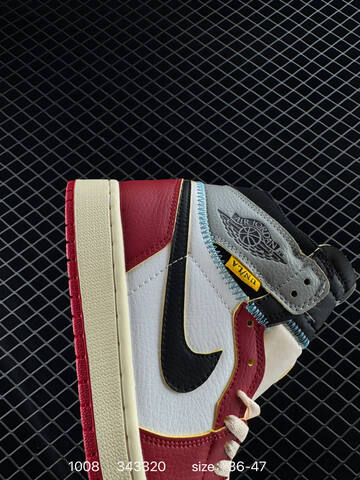 Jordan Air Jordan 1 Retro Mid OG HV8563-600 White Red Black Grey Cream EU 36-47 Basketball Shoe - Unisex (BS-80566)