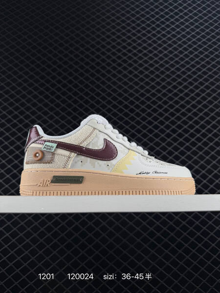 Nike Air Force 1 07 white black beige multicolor trim 36 45 lifestyle