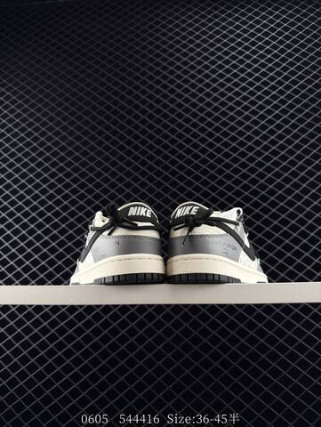 Nike Dunk Low Custom Beige Grey Black Off White EU 36-45 Skate Shoe - Unisex (BS-81257)