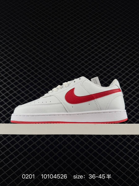 Nike Court Vision Low white red 36-45 casual lifestyle