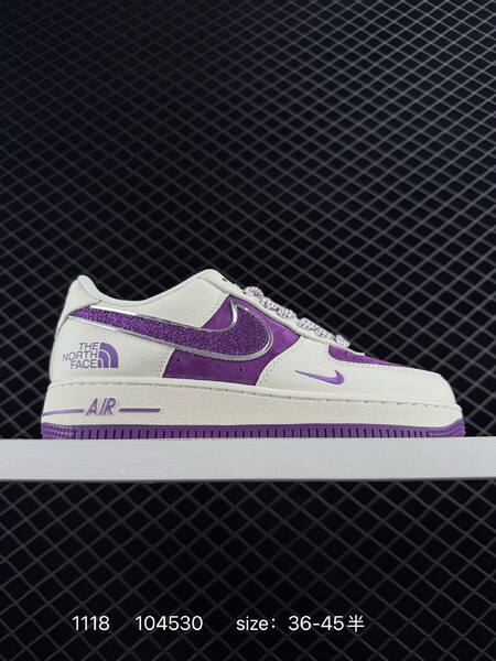 Nike Air Force 1 07 LV8 white purple EU 36-45 5 lifestyle