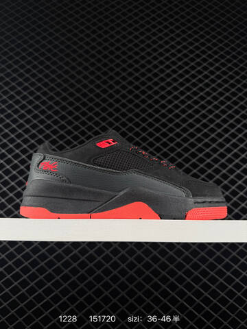 Jordan Air Jordan Retro Black Bright Red EU 36-46 Basketball Shoe - Unisex (BS-79965)
