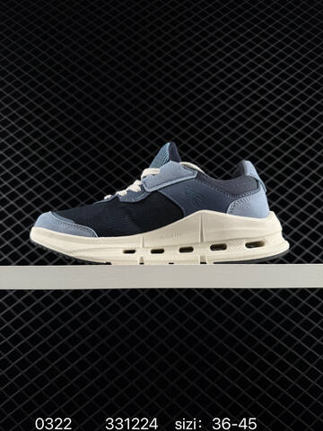 On Running Cloud Tec Navy Blue Cream White EU 36-45 Running Shoe Running Sneakers - Unisex (BS-85388)