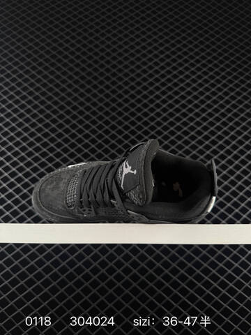 Jordan Air Jordan 4 Nigel Sylvester Bike Air Black White EU 36-47 Basketball Shoe - Unisex (BS-79804)