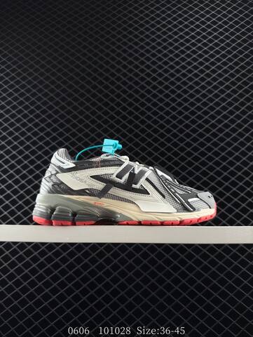 New Balance 1906R Grey Off White Dark Grey Red EU 36-45 Sneaker - Unisex (BS-83345)