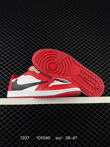 Jordan Air Jordan 1 Low OG SP White Red Black EU 36-47 Sneaker - Unisex (BS-80095)