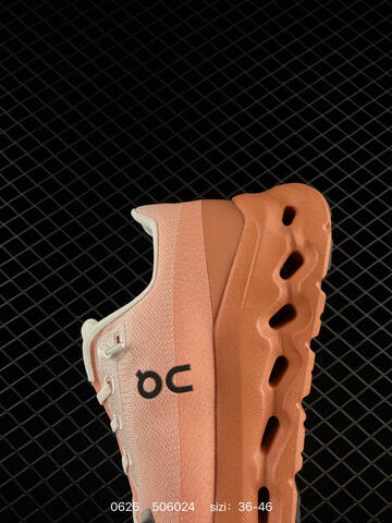 On Cloudsurfer Max Peach Pink White Dark Gray EU 36-46 Running Shoe Running Sneakers - Unisex (BS-85118)