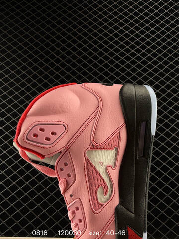 Jordan Air Jordan 5 Retro High DV4982-004 Pink Red Black White EU 40-46 Basketball Shoe - Men's (BS-80904)