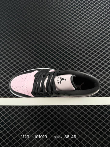 Jordan Air Jordan 1 Low Black Grey White Cream EU 36-45 Sneaker - Unisex (BS-80207)