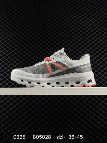 On Running Cloudvista 2 Grey Orange EU 36-45 Trail Shoe Trail Running Sneakers - Unisex (BS-85384)