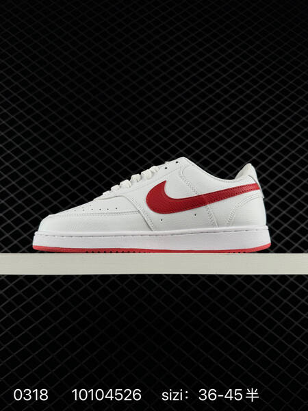 Nike Court Vision 1 Low white red EU 36-45 casual lifestyle