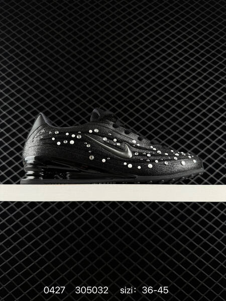 Nike Shox Z black/silver with rhinestone pearl accents EU 36-45 lifestyle