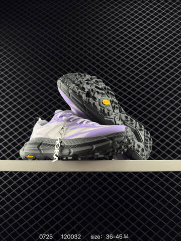 HOKA ONE ONE Mafate Speed 4 Lite Purple White Silver Dark Gray EU 36-45 Running Shoe Running Sneakers - Unisex (BS-86533)