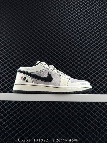 Nike Air Jordan 1 Low Black White EU 36-45 Sneaker - Unisex (BS-81146)