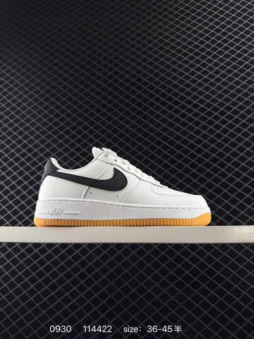 Nike Air Force 1 White Black Gum EU 36-45 Sneaker - Unisex (BS-80596)