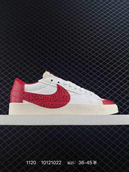Nike Blazer Low 77 Jumbo White Red Black EU 36-45 casual lifestyle