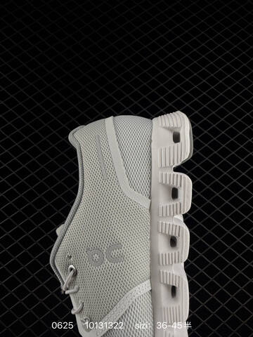On Cloud 5 Light Grey White EU 36-45 Running Shoe Running Sneakers - Unisex (BS-85122)