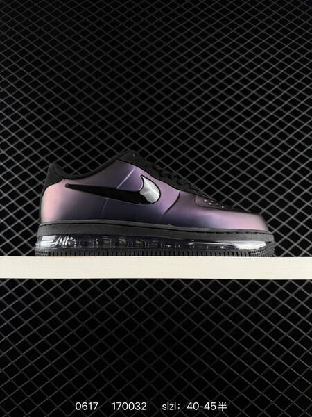 Nike Air Force 1 Low Air Max iridescent purple black clear EU 40-45 sneaker