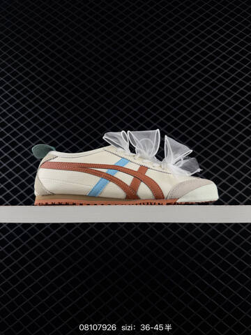 Onitsuka Tiger Mexico 66 Cream Navy Green Burgundy White EU 36-45 Sneaker Casual Sneakers - Unisex (BS-81620)