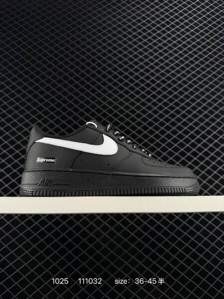 Nike Air Force 1 Low Supreme Black White EU 36-45 5 lifestyle