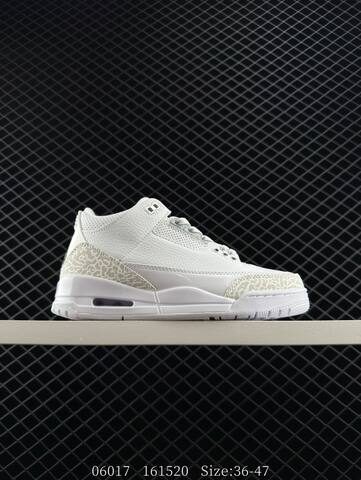 Jordan Air Jordan 3 Retro SE White Light Grey EU 36-47 Basketball Shoe - Unisex (BS-81189)