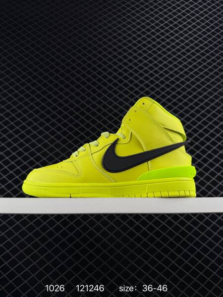 Nike AMBUSH x Nike SB Dunk High neon yellow black EU 36-46 skate lifestyle