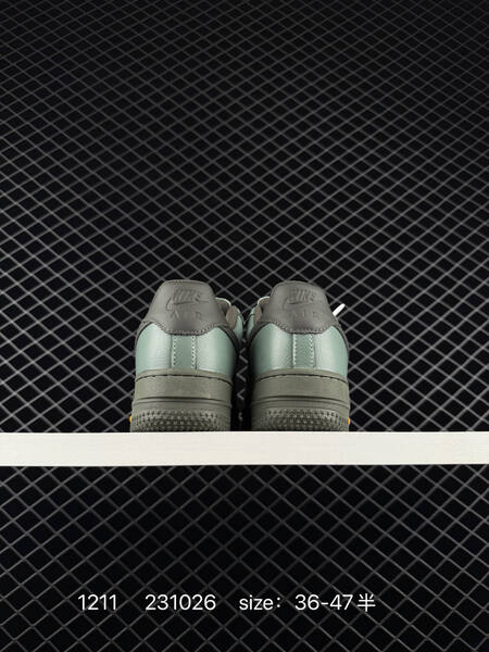 Nike Air Force 1 07 Low green olive with dark gray swoosh EU 36-47 5 lifestyle