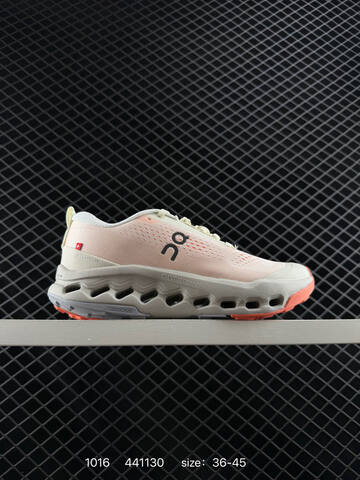 On Cloudsurfer Trail 2 Navy Beige Blue Orange EU 36-45 Trail Shoe Trail Running Sneakers - Unisex (BS-85481)