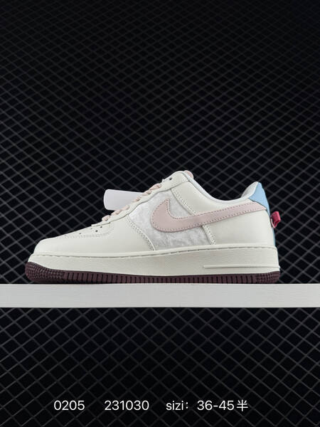 Nike Air Force 1 07 Low Sail Pink Light Blue Burgundy EU 36-45 5 lifestyle