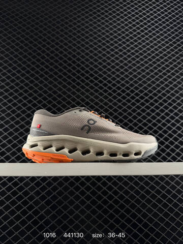 On Cloudsurfer Trail 2 Navy Beige Blue Orange EU 36-45 Trail Shoe Trail Running Sneakers - Unisex (BS-85481)