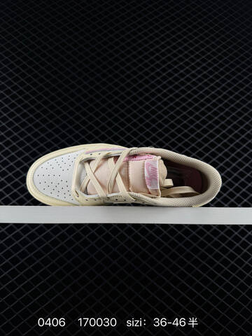 Jordan Travis Scott x Air Jordan 1 Low Pink White Red Cream EU 36-46 Sneaker - Unisex (BS-79544)