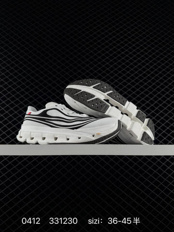 On Cloudflow 5 White Black Grey EU 36-45 Running Shoe Running Sneakers - Unisex (BS-85361)