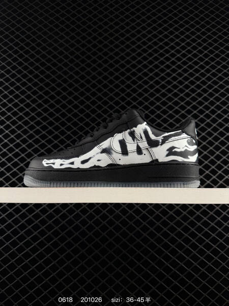 Nike Air Force 1 07 black white clear EU 36-45 sneaker