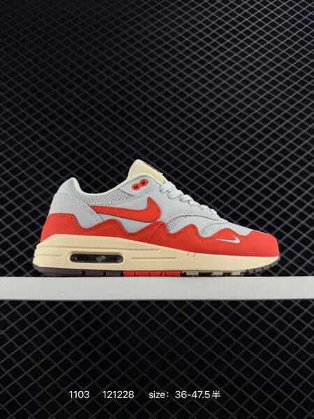 Nike Air Max 1 white grey with off-white sole EU 36-47 5 lifestyle