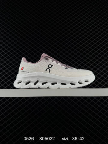 On Cloudtilt Off White Mauve White Black EU 36-42 Running Shoe Running Sneakers - Unisex (BS-85237)