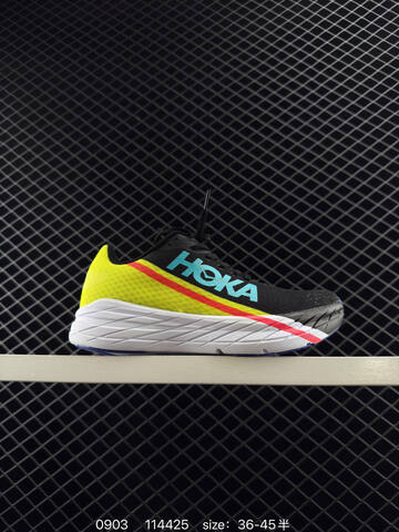 HOKA ONE ONE ROCKET X Red White Black EU 36-45 Running Shoe Running Sneakers - Unisex (BS-86464)