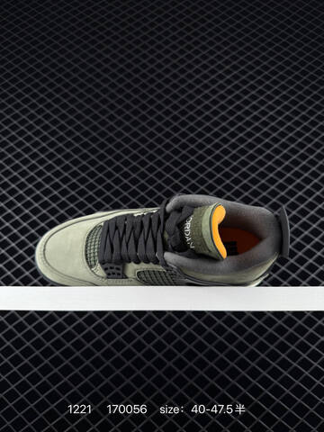 Jordan Air Jordan 4 Retro Undefeated Olive Green Black Sail Orange EU 40-47 5 Basketball Shoe - Men's (BS-80016)