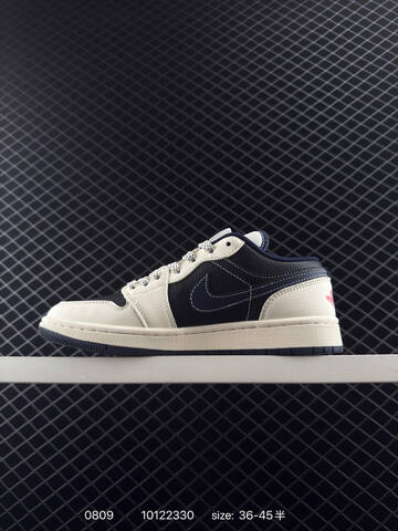 Jordan Air Jordan 1 Low Sail Dark Green Silver EU 36-45 Sneaker - Unisex (BS-80946)