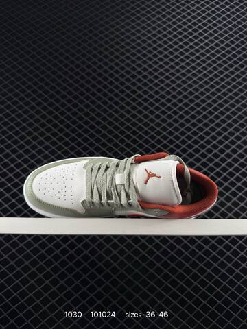 Nike Air Jordan 1 Low AIR JORDAN 1 553558 113 Size 36 36 5 37 Lifestyle - Women's (BS-80396)