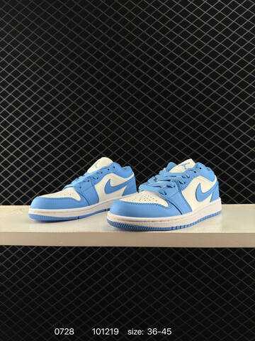 Jordan Air Jordan 1 Low White University Blue EU 36-45 Sneaker - Unisex (BS-81005)