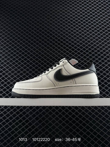 Nike Air Force 1 Off White Black EU 36-45 Sneaker - Unisex (BS-80527)