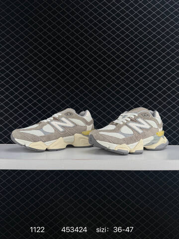 New Balance 9060 grey white cream yellow EU 36-47 sneaker