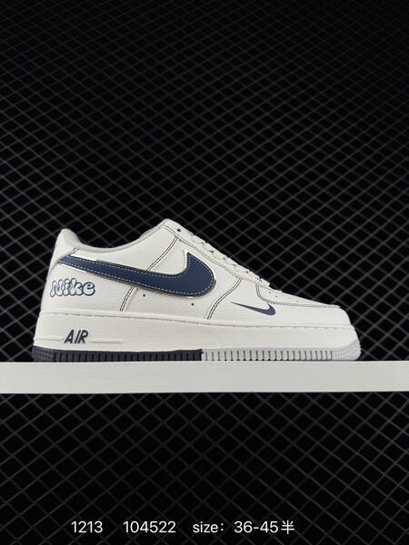Nike Air Force 1 Low Stussy White Navy EU 36-45 lifestyle