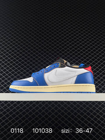 Jordan Air Jordan 1 Low OG SP Military Blue White Blue Red Cream Black EU 36-47 Sneaker - Unisex (BS-79809)