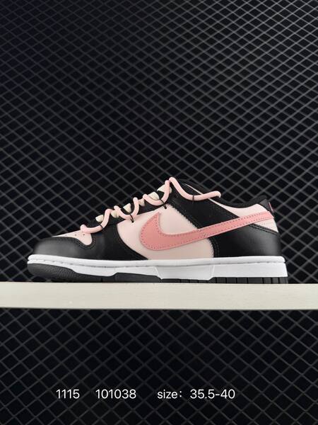 Nike Dunk Low Black Pink White 35 5-40 skate lifestyle