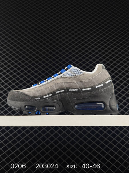 Nike UNDEFEATED x Air Max 95 OG Big Bubble IB4523-002 Grey Black White Blue EU 40-46 lifestyle