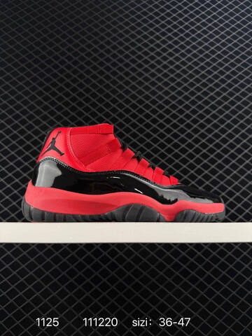 Jordan Air Jordan 11 Retro Black Red EU 36-47 Basketball Shoe - Unisex (BS-80188)