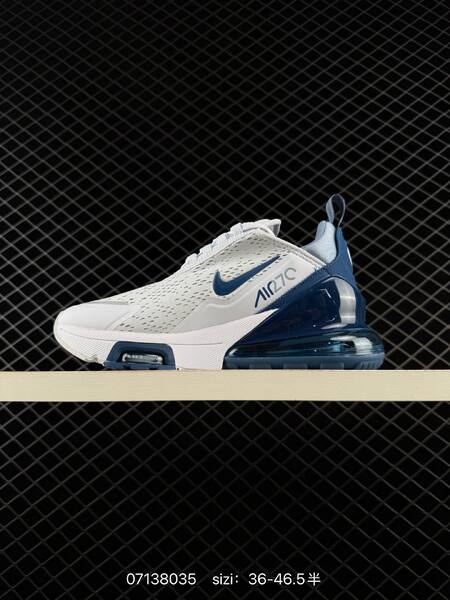 Nike Air Max 270 white navy blue light blue EU 36-46 5 running